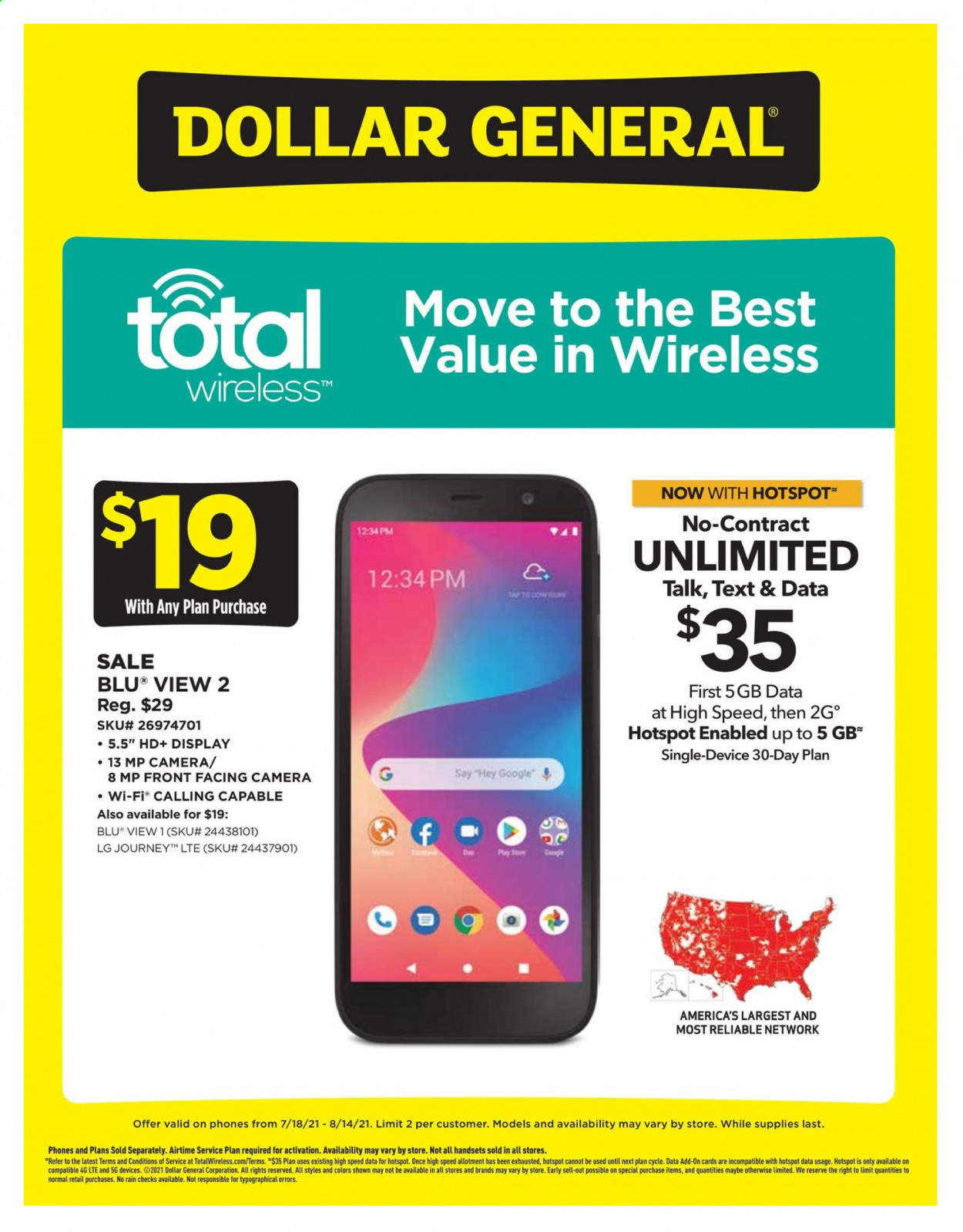 Dollar General ad - 07/18/2021 - 07/24/2021. Page 2