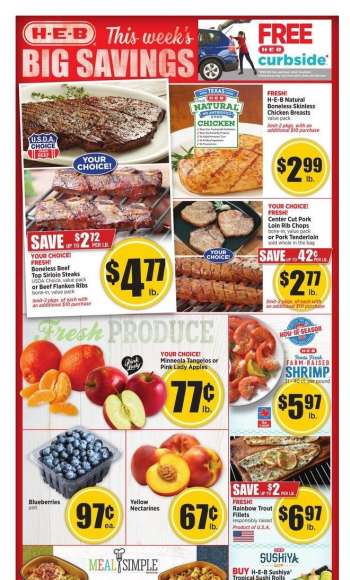 H-E-B Flyer - 07.21.2021 - 07.27.2021.