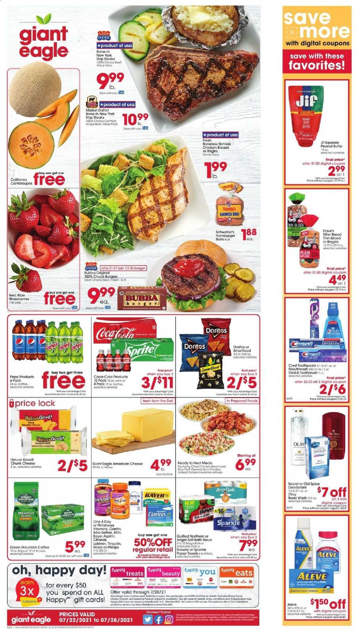 Giant Eagle ad - 07/22/2021 - 07/28/2021. Page 1