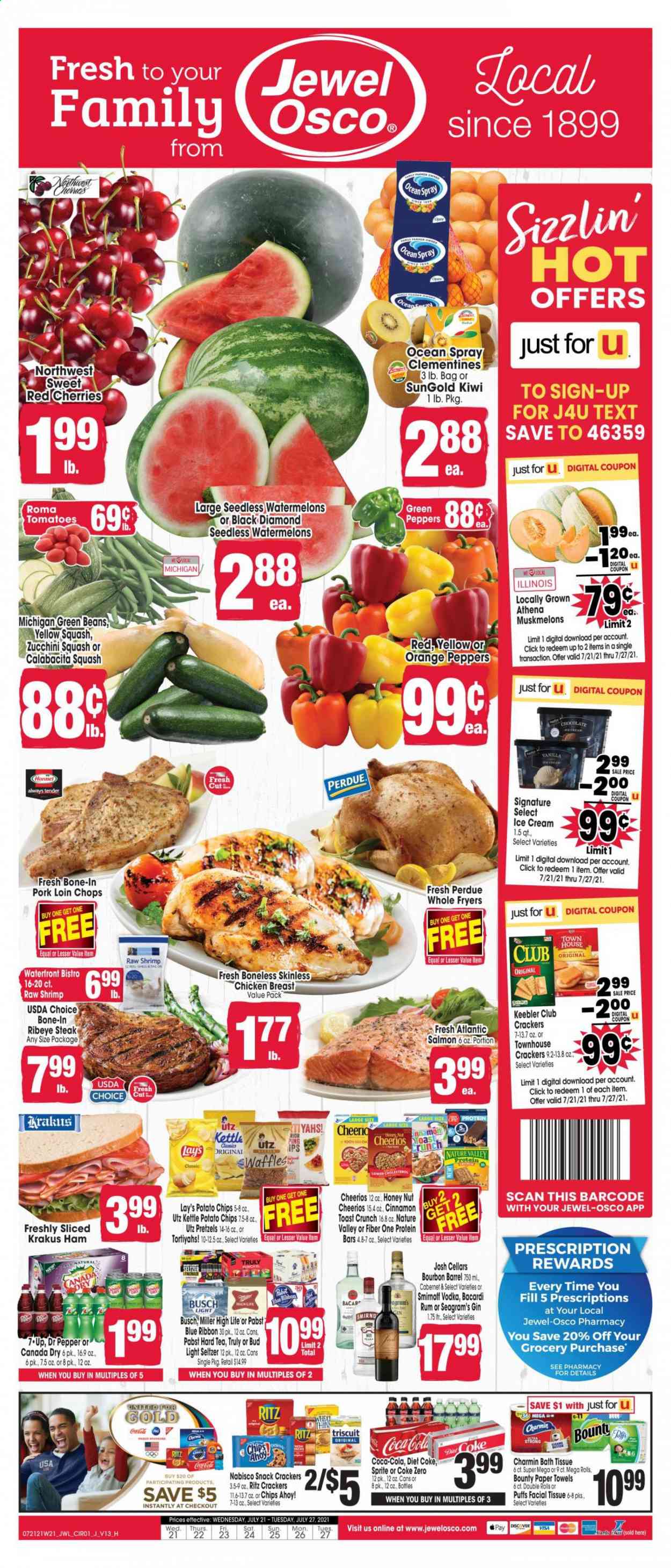 Jewel Osco ad - 07/21/2021 - 07/27/2021. Page 1