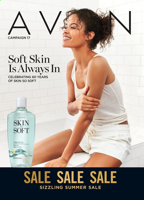thumbnail - Avon Flyer - 07/20/2021 - 08/02/2021 - Sales products - Avon, Skin So Soft. Page 1.