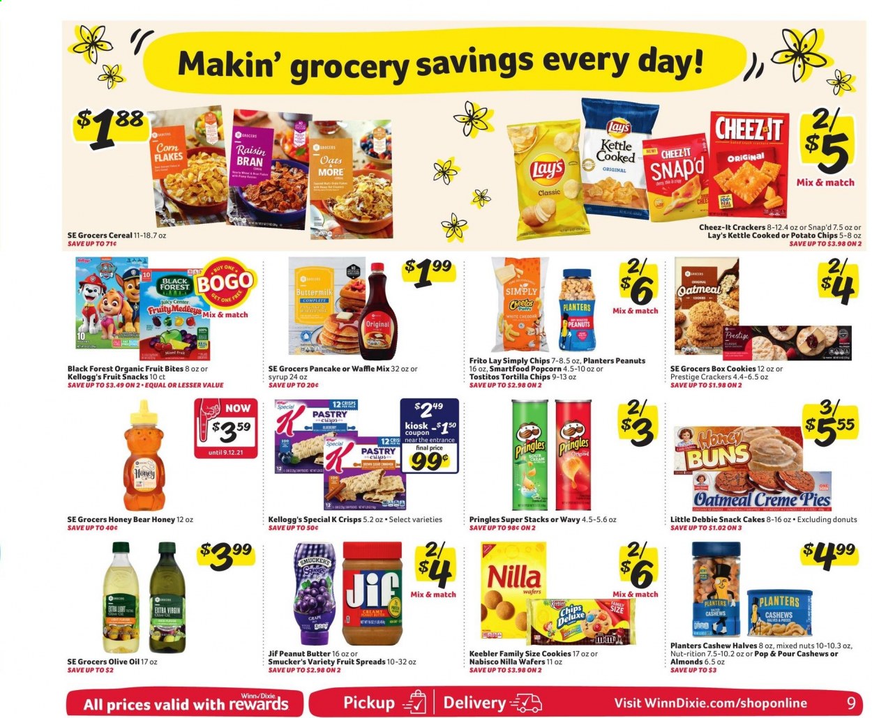Winn Dixie ad - 07/21/2021 - 07/27/2021. Page 9