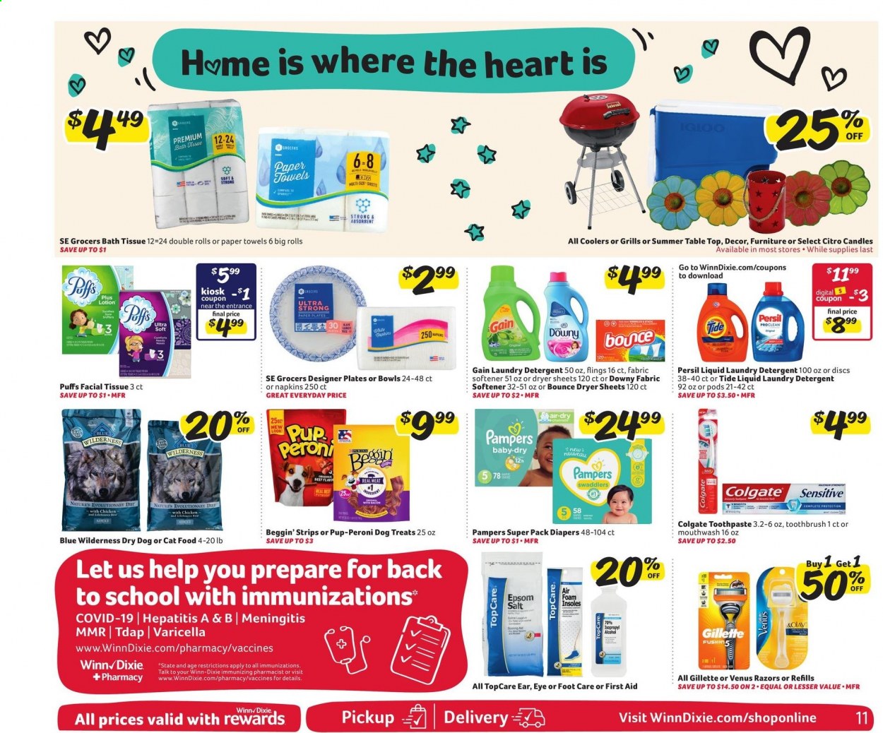 Winn Dixie ad - 07/21/2021 - 07/27/2021. Page 11
