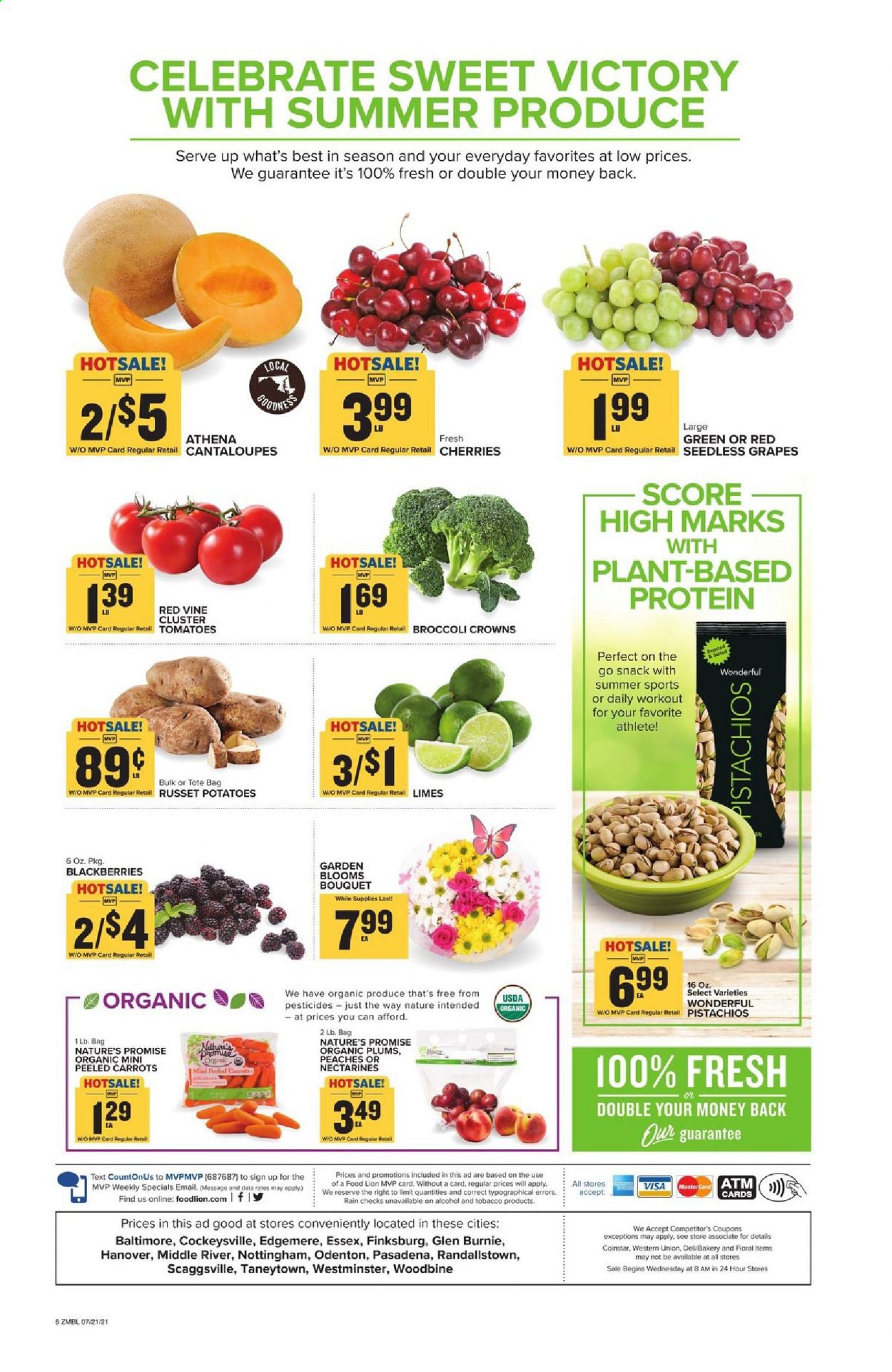 Food Lion ad - 07/21/2021 - 07/27/2021. Page 8