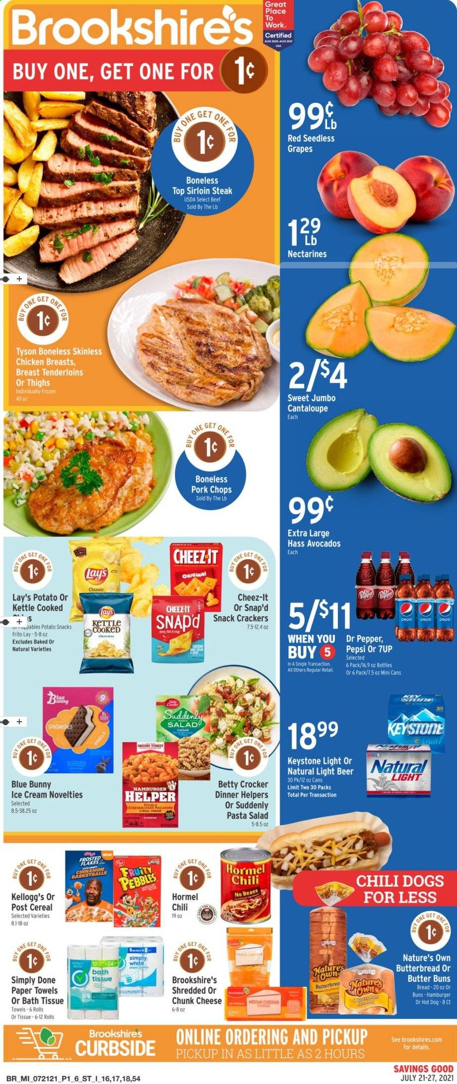 Brookshires ad - 07/21/2021 - 07/27/2021. Page 1