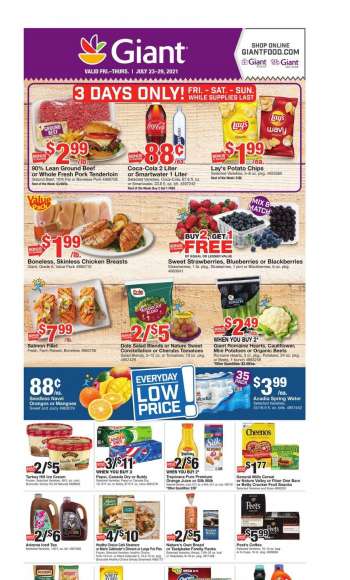 Giant Food Flyer - 07.23.2021 - 07.29.2021.