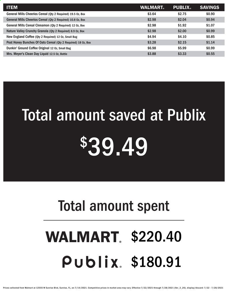 Publix ad - 07/22/2021 - 07/28/2021. Page 3