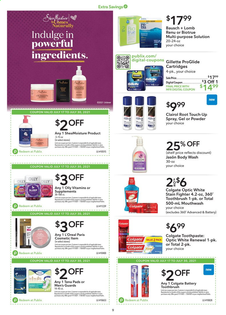 Publix ad - 07/17/2021 - 08/06/2021. Page 9