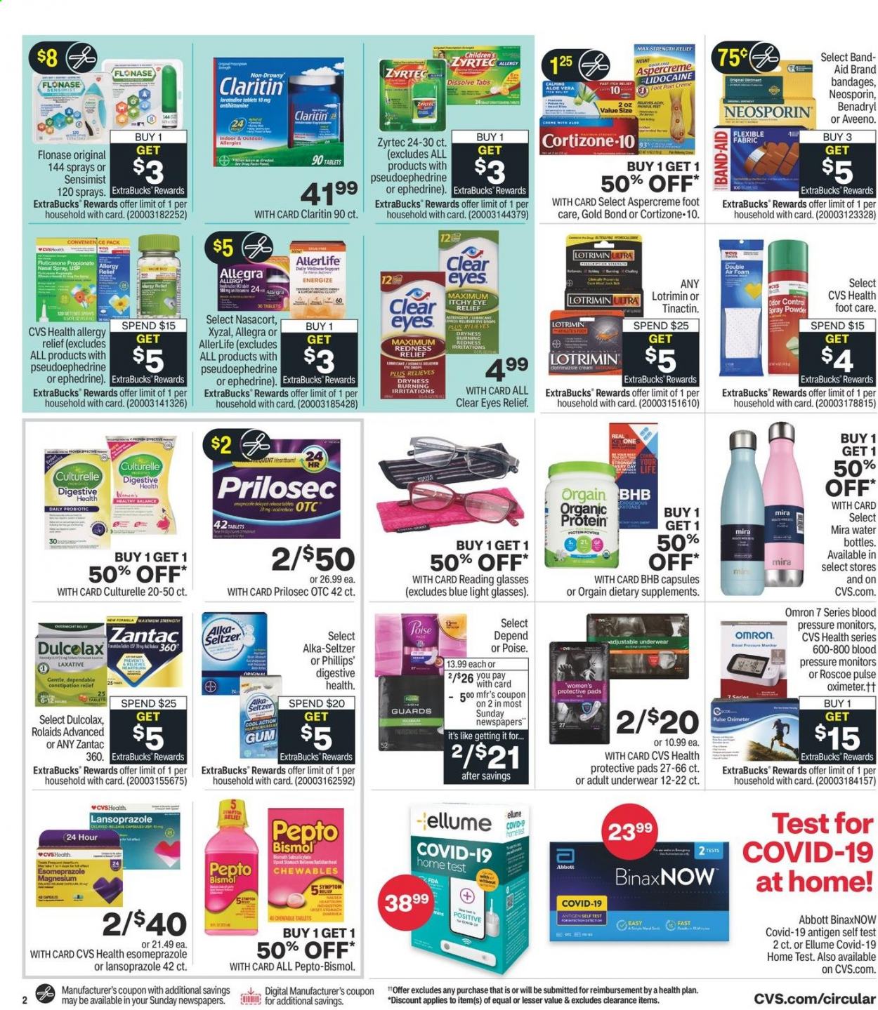 CVS Pharmacy ad - 07/25/2021 - 07/31/2021. Page 2