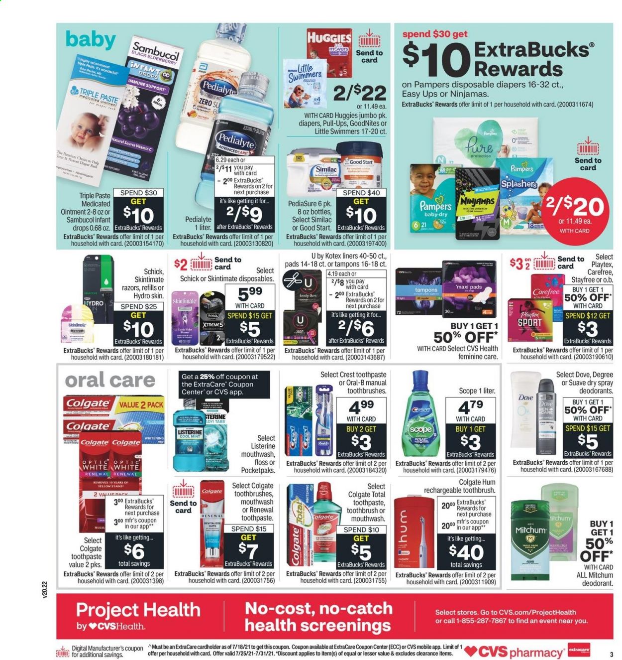 CVS Pharmacy ad - 07/25/2021 - 07/31/2021. Page 3