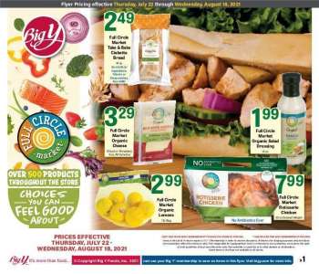 Big Y Flyer - 07.22.2021 - 08.18.2021.
