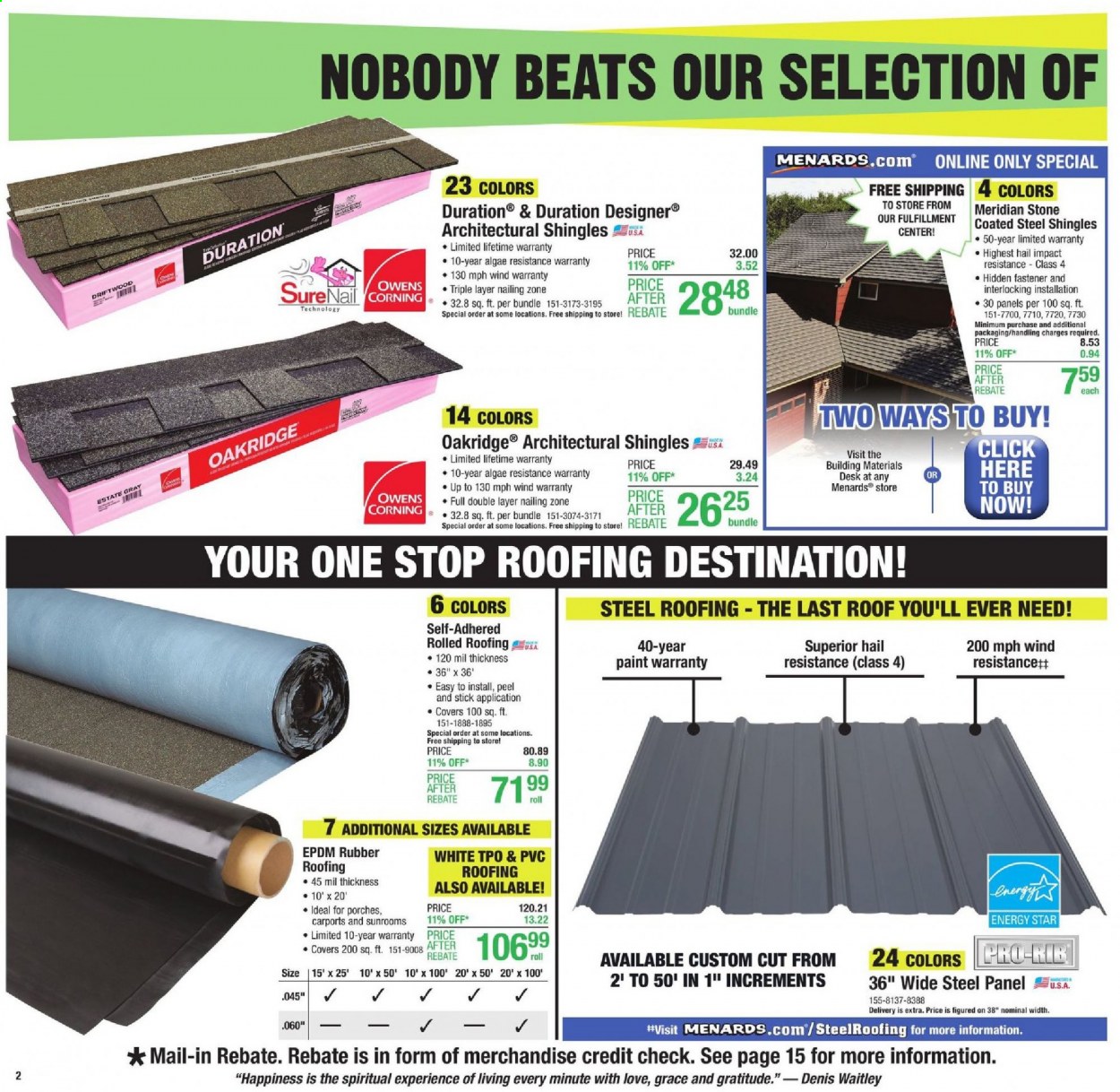 Menards ad - 07/22/2021 - 07/31/2021. Page 2