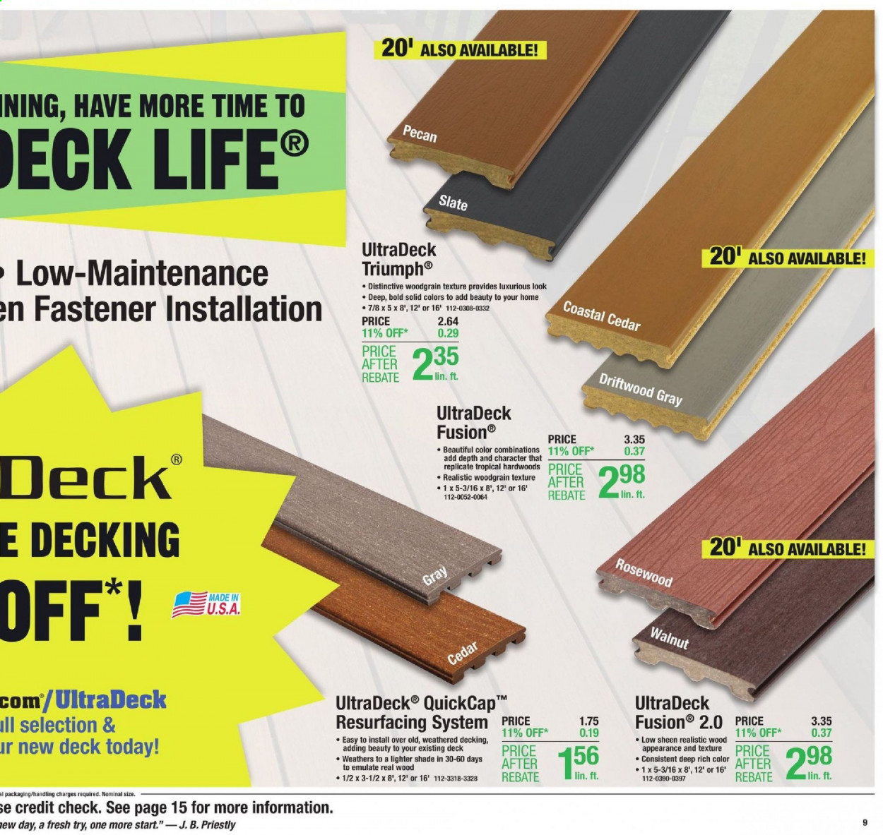 Menards ad - 07/22/2021 - 07/31/2021. Page 9