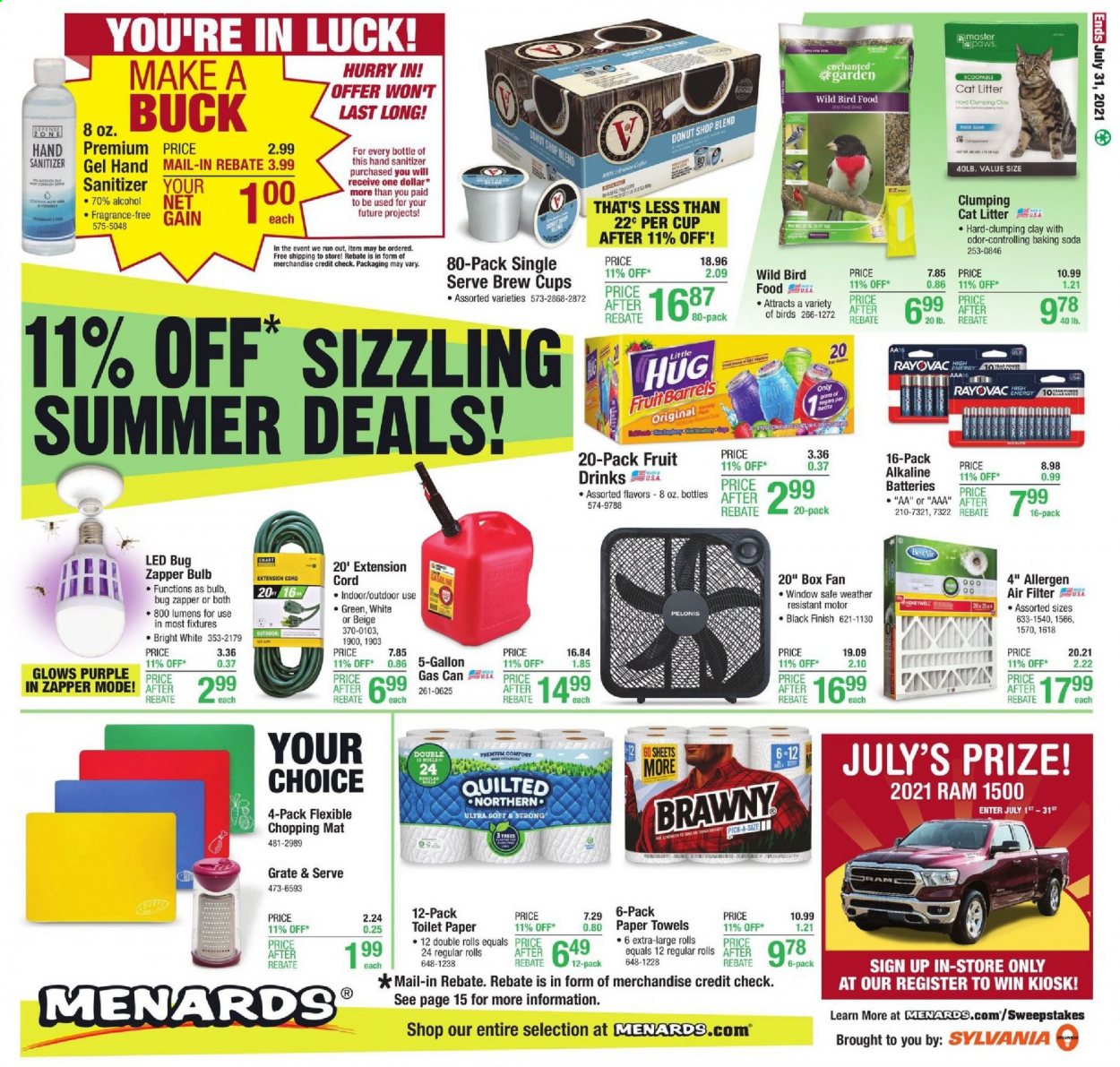 Menards ad - 07/22/2021 - 07/31/2021. Page 18