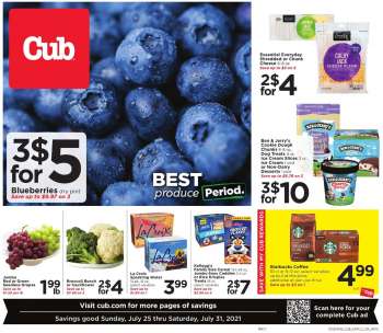 Cub Foods Flyer - 07.25.2021 - 07.31.2021.