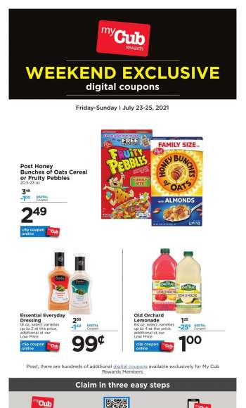 Cub Foods Flyer - 07.23.2021 - 07.25.2021.