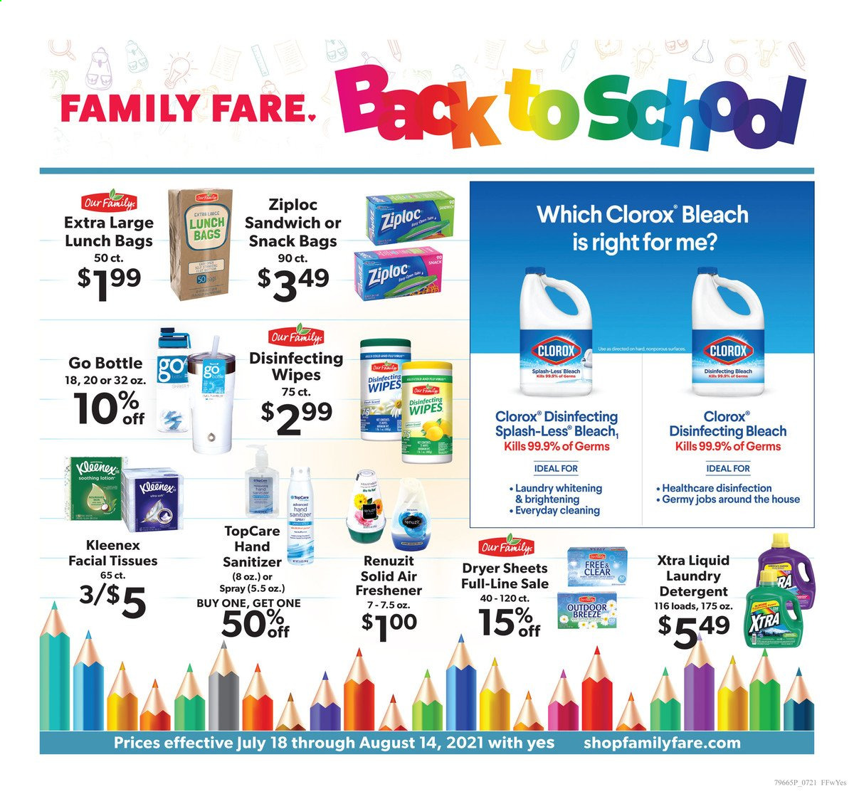 Family Fare ad - 07/18/2021 - 08/14/2021. Page 1