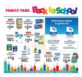 Family Fare Flyer - 07.18.2021 - 08.14.2021.