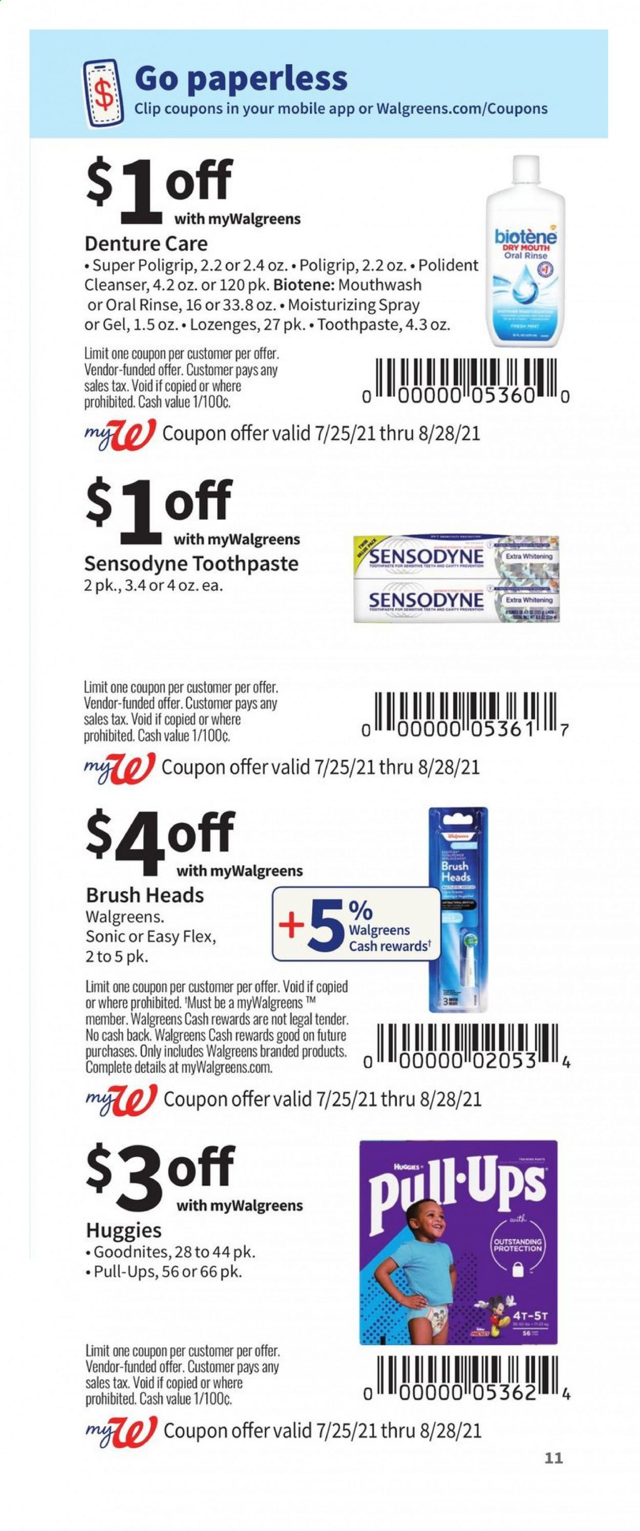 Walgreens ad - 07/25/2021 - 08/28/2021. Page 11