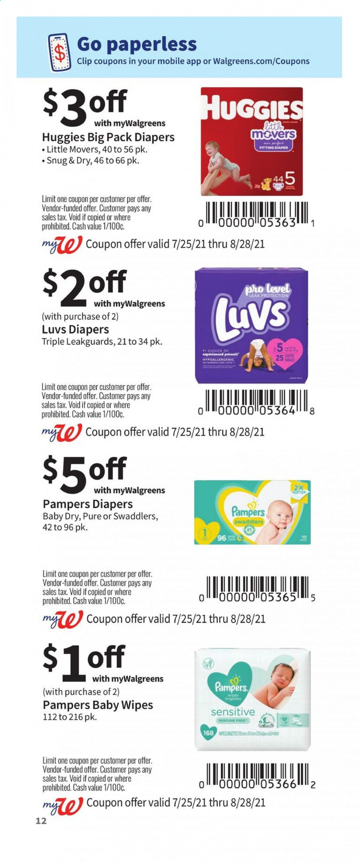 Walgreens ad - 07/25/2021 - 08/28/2021. Page 12