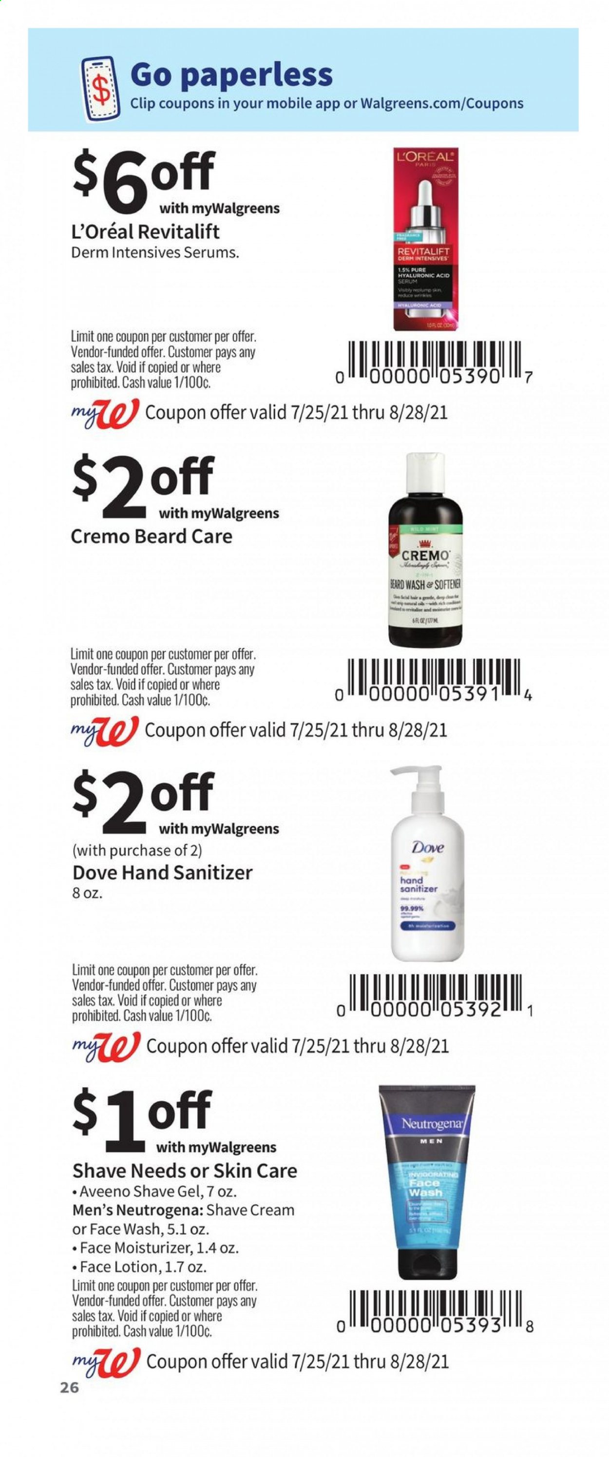 Walgreens ad - 07/25/2021 - 08/28/2021. Page 26