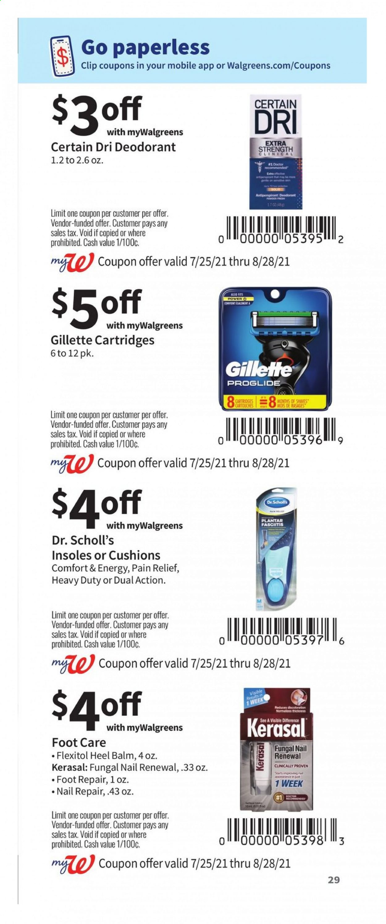 Walgreens ad - 07/25/2021 - 08/28/2021. Page 29