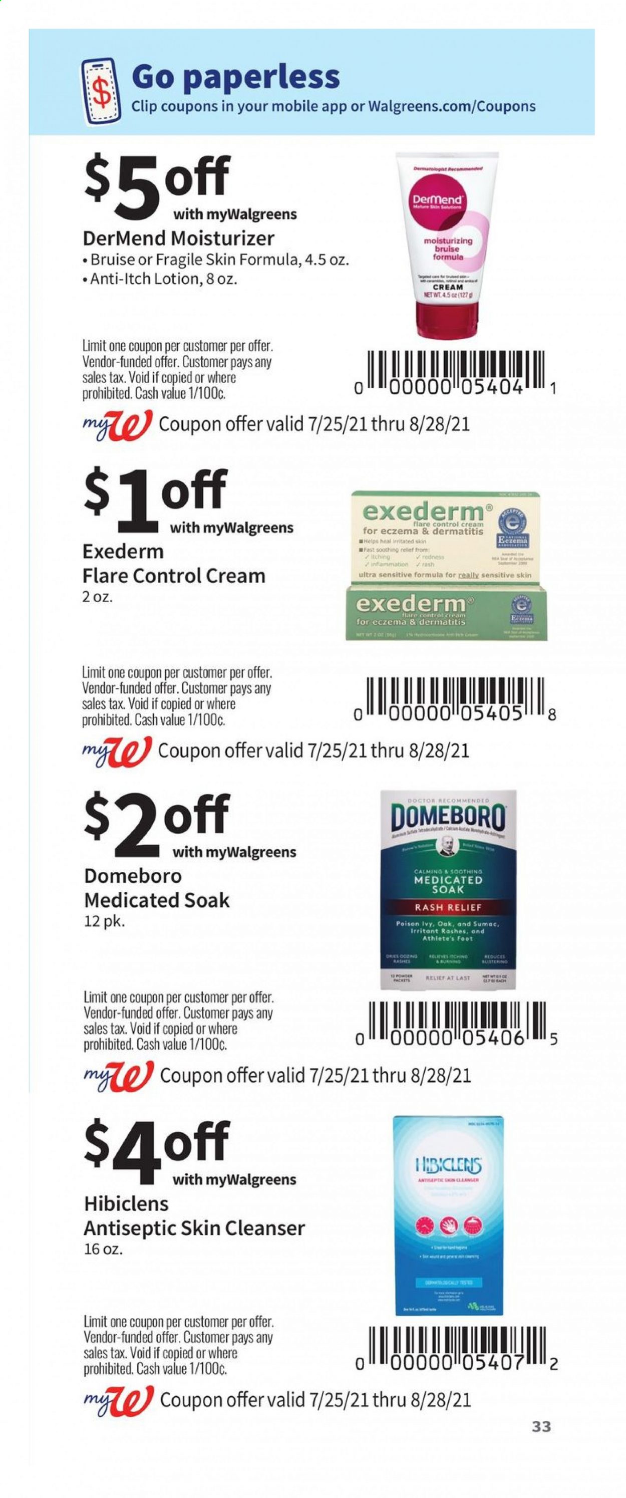 Walgreens ad - 07/25/2021 - 08/28/2021. Page 33