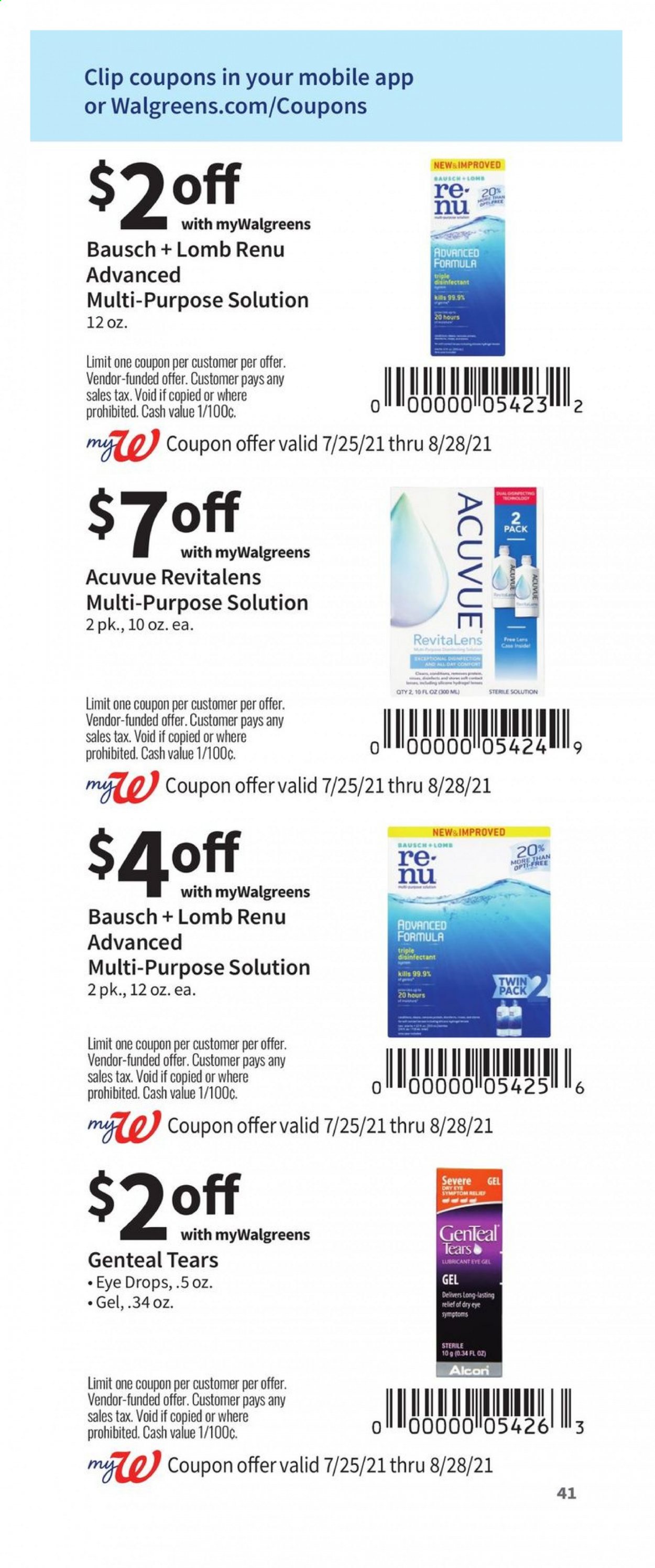 Walgreens ad - 07/25/2021 - 08/28/2021. Page 41