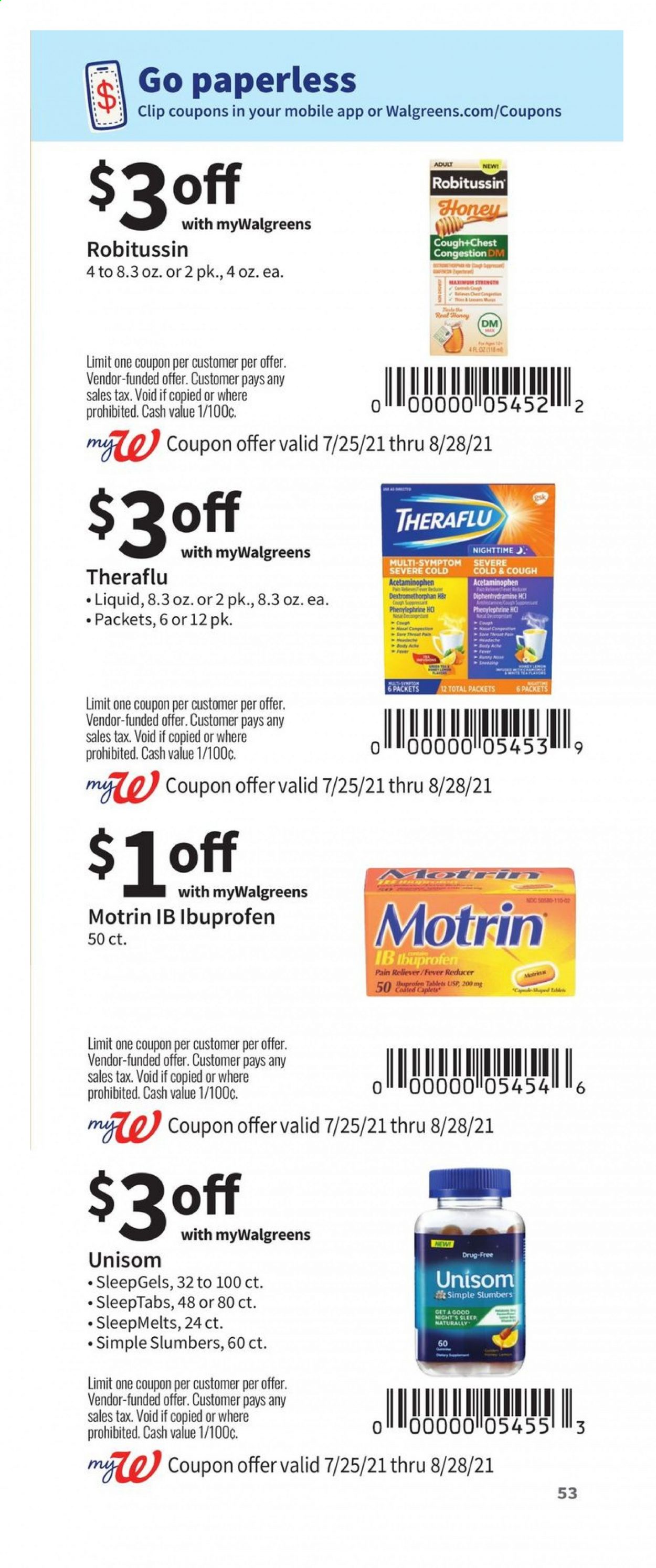 Walgreens ad - 07/25/2021 - 08/28/2021. Page 53