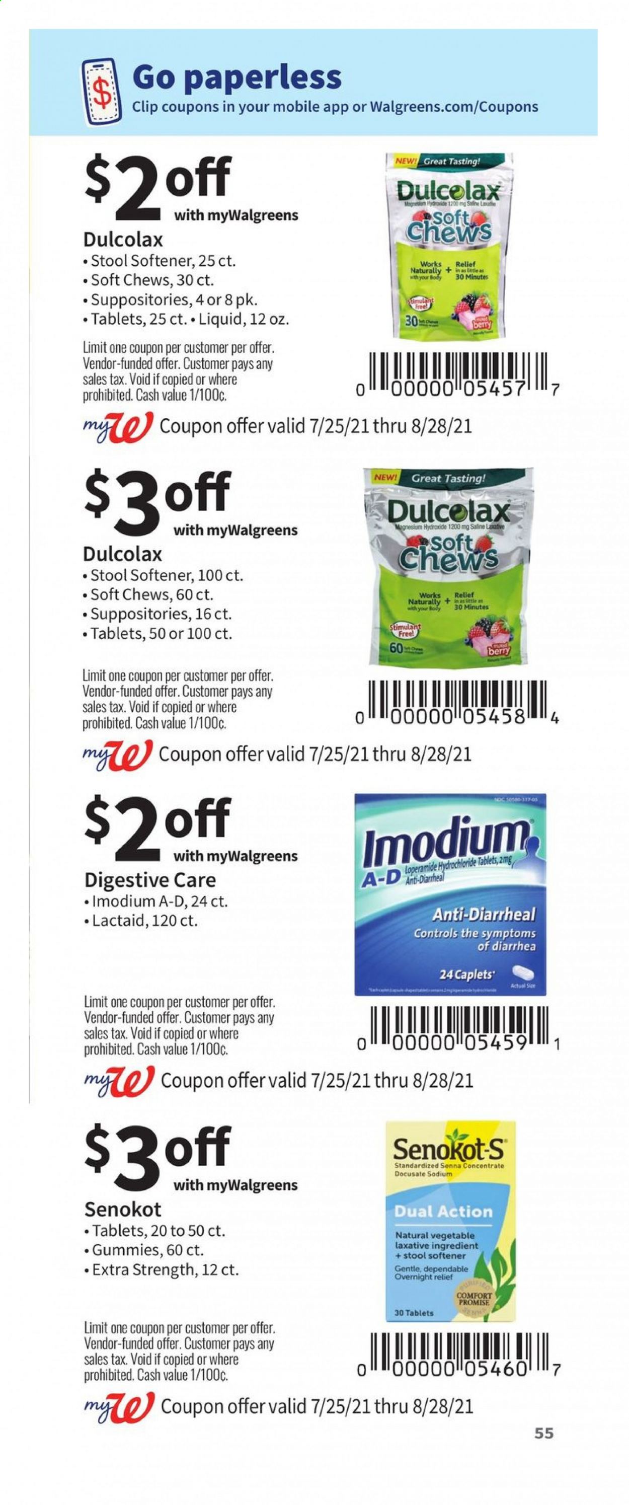 Walgreens ad - 07/25/2021 - 08/28/2021. Page 55