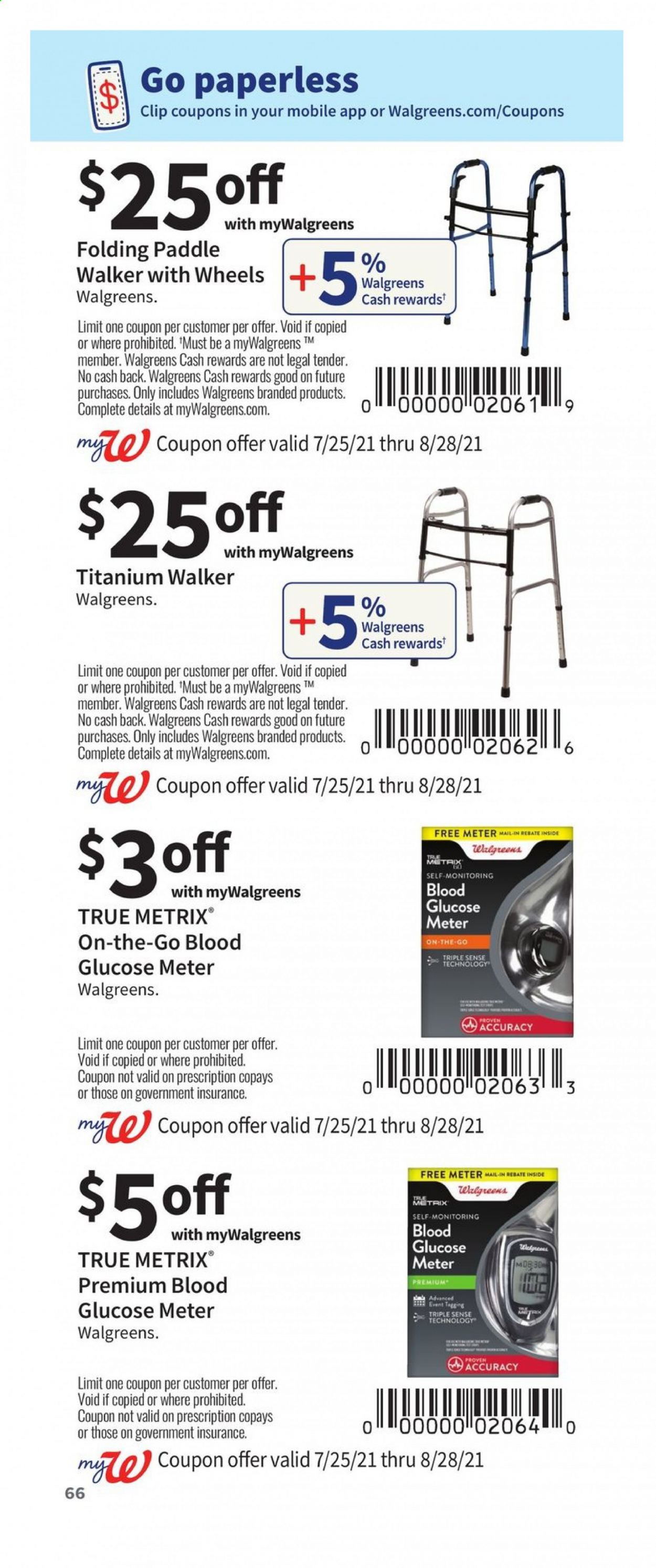 Walgreens ad - 07/25/2021 - 08/28/2021. Page 66
