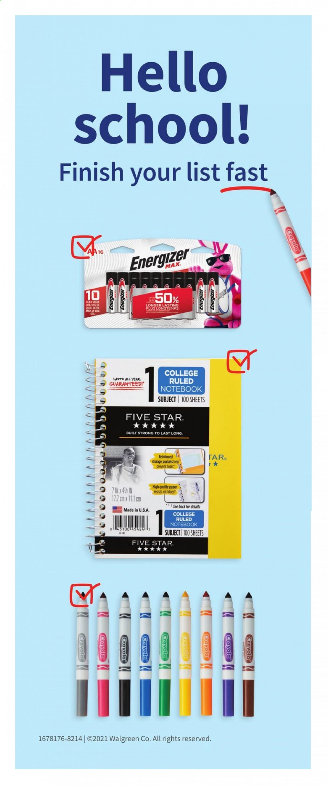 Walgreens ad - 07/25/2021 - 08/28/2021. Page 72
