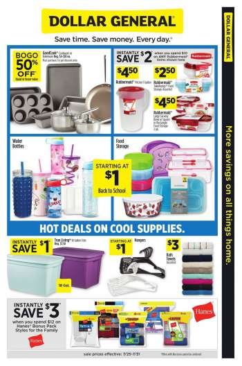 Dollar General Flyer - 07.25.2021 - 07.31.2021.