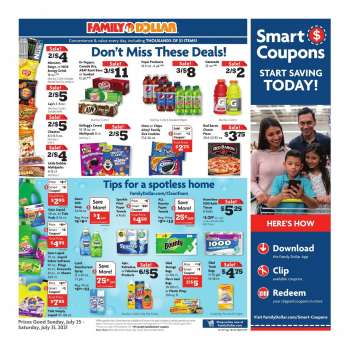 Family Dollar Flyer - 07.25.2021 - 07.31.2021.