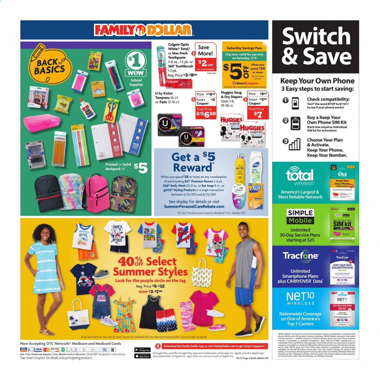 Family Dollar ad - 07/25/2021 - 07/31/2021. Page 5