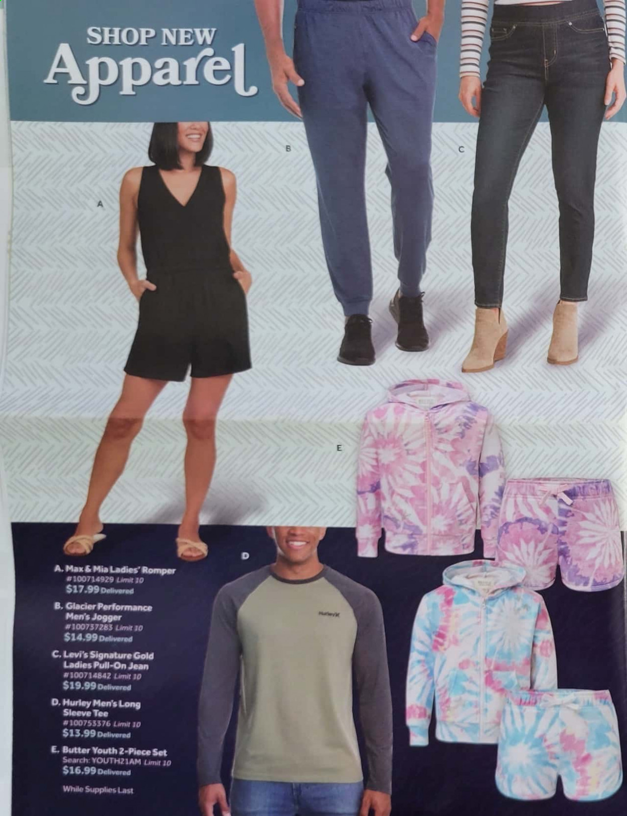 thumbnail - Costco Flyer - 07/29/2021 - 08/23/2021 - Sales products - butter, Levi's, long-sleeve tee. Page 16.