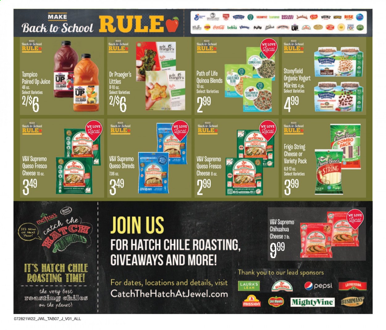 Jewel Osco ad - 07/28/2021 - 08/17/2021. Page 7