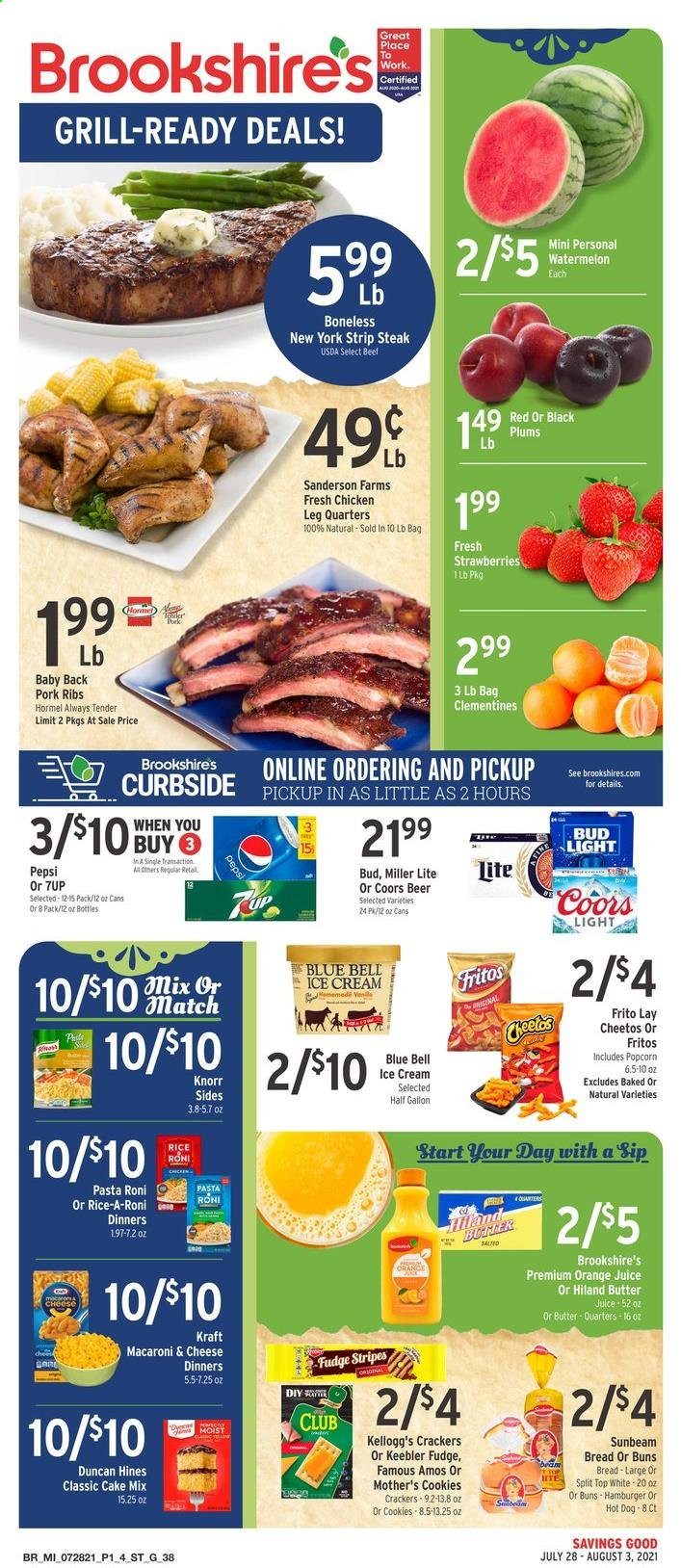 Brookshires ad - 07/28/2021 - 08/03/2021. Page 1