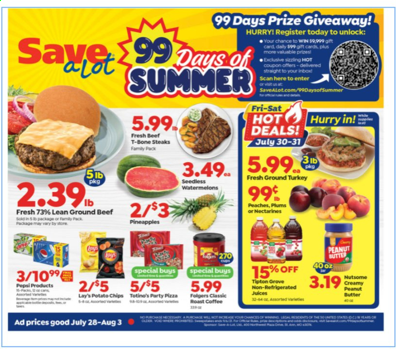 Save a Lot ad - 07/28/2021 - 08/03/2021. Page 1