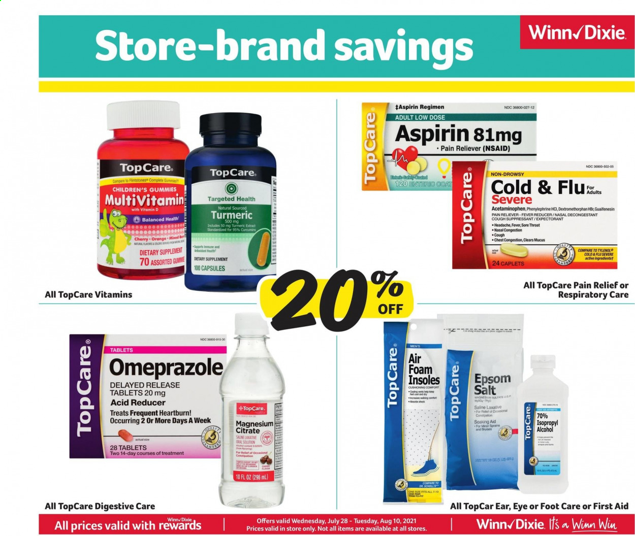Winn Dixie ad - 07/28/2021 - 08/10/2021. Page 7