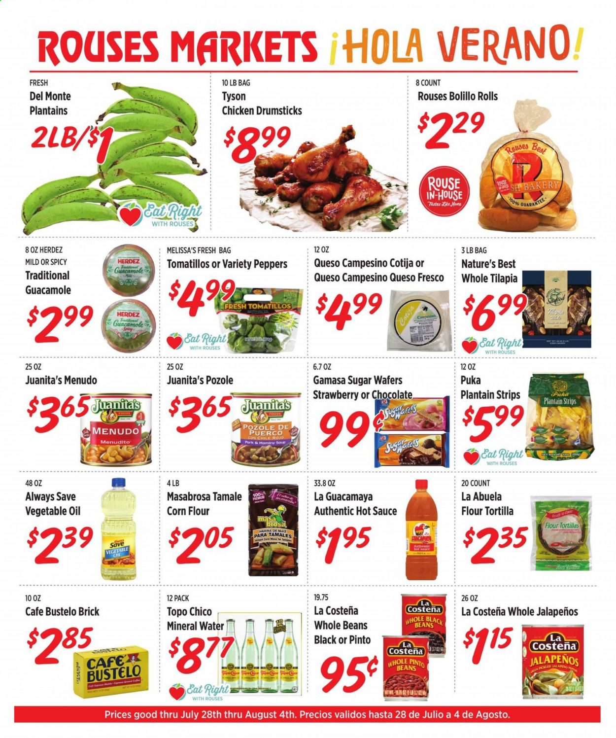 Rouses Markets ad - 07/28/2021 - 08/04/2021. Page 1