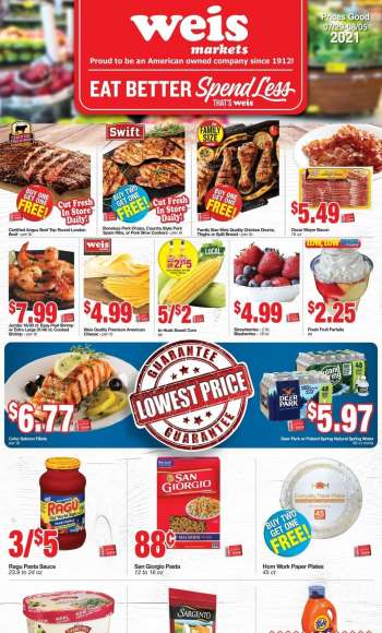 Weis Flyer - 07.29.2021 - 08.05.2021.