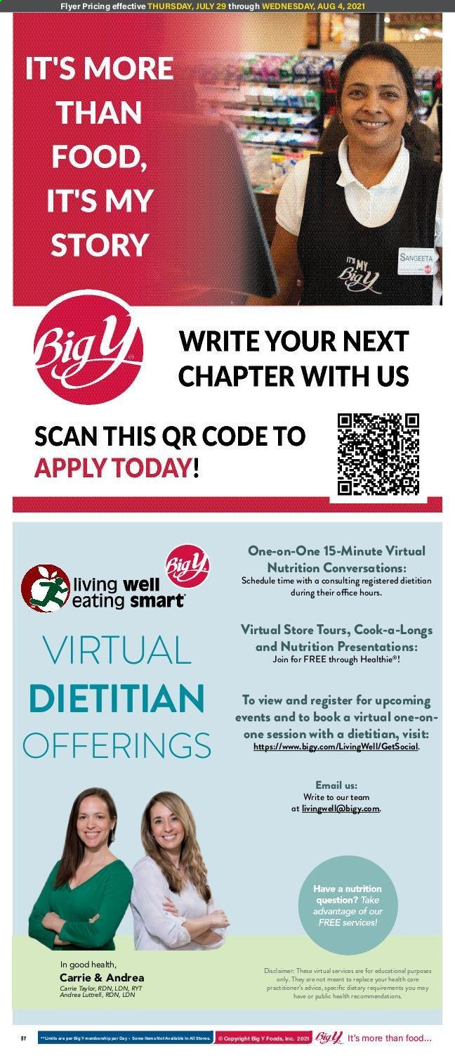 Big Y ad - 07/29/2021 - 08/04/2021. Page 5