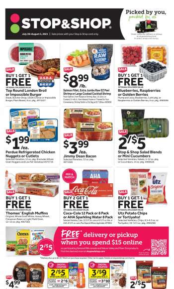 Stop & Shop Flyer - 07.30.2021 - 08.05.2021.