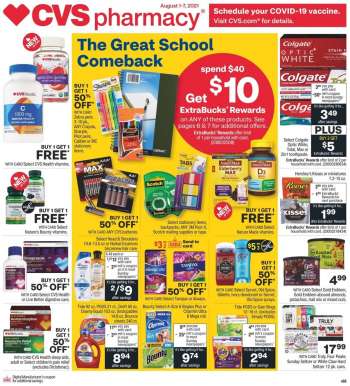 CVS Pharmacy Flyer - 08.01.2021 - 08.07.2021.