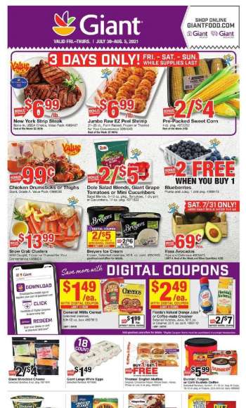 Giant Food Flyer - 07.30.2021 - 08.05.2021.