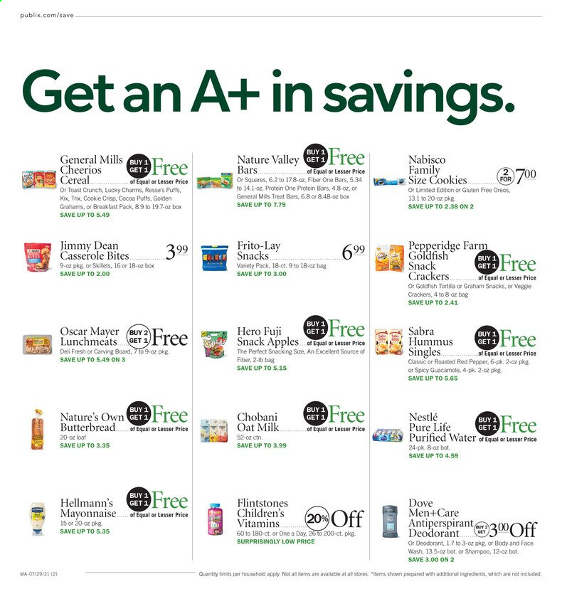 Publix ad - 07/29/2021 - 08/04/2021. Page 2
