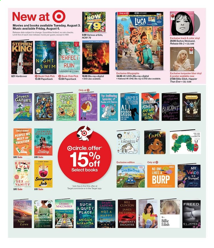Target ad - 08/01/2021 - 08/07/2021. Page 37
