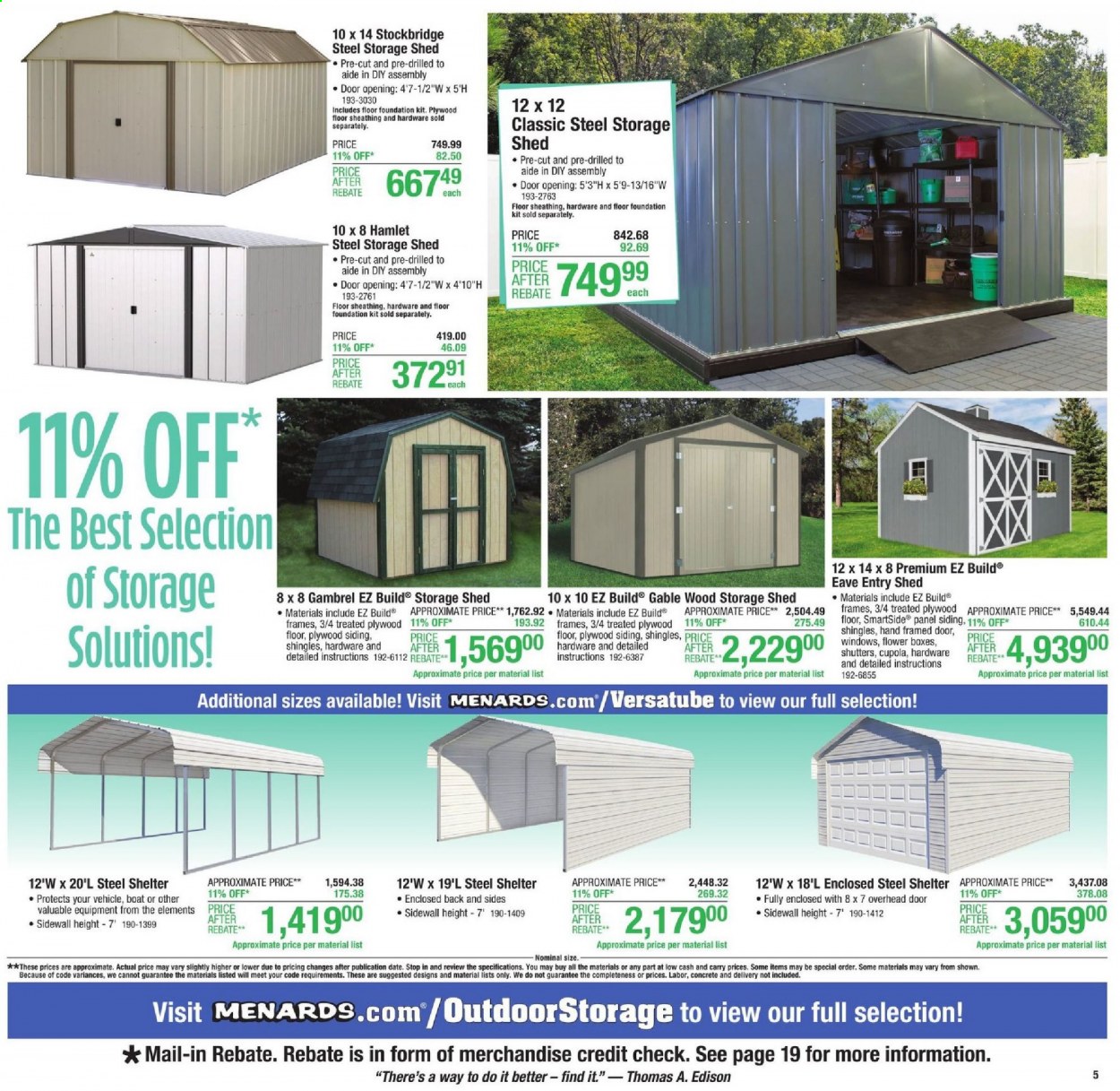 Menards ad - 07/29/2021 - 08/07/2021. Page 6