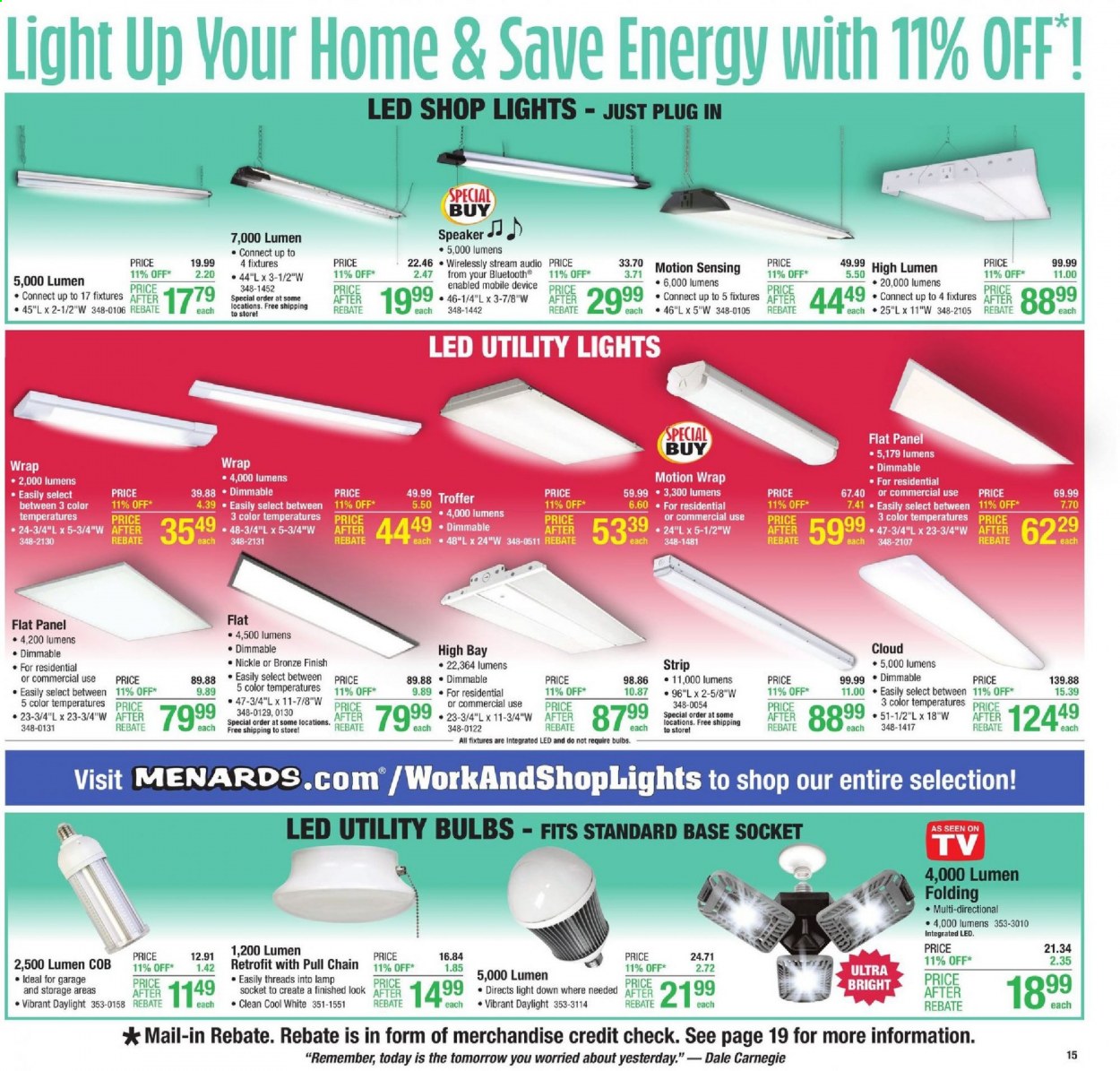 Menards ad - 07/29/2021 - 08/07/2021. Page 19
